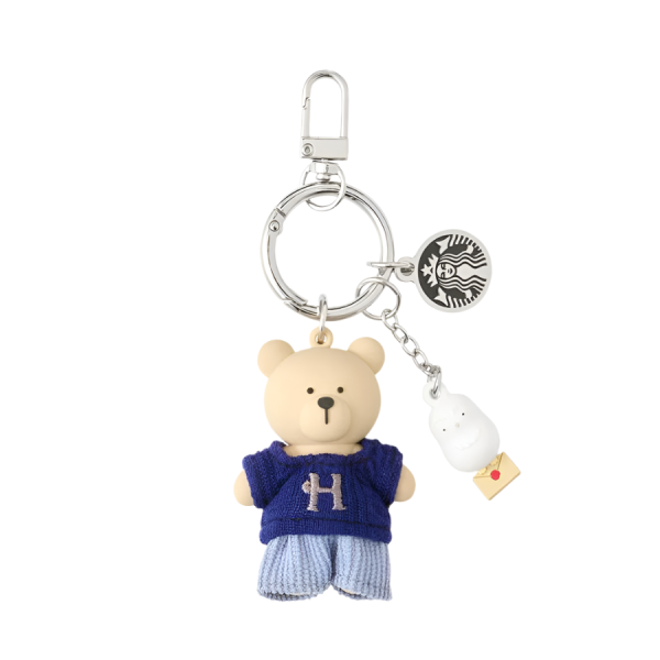 [Pre-Order] Korean SBUX HP New Year Magical Miracle Series Harry P Bearista Keychain [预售] 韩国星巴克 哈利波特新年神奇奇迹系列 哈利波特小熊钥匙吊饰 Online now