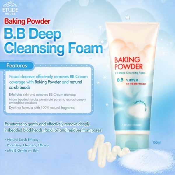 Etude House Baking Powder BB Deep Cleansing Foam 160ml Discount