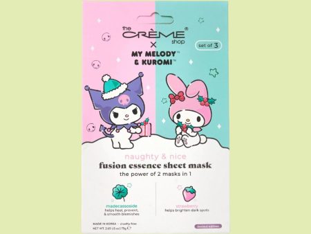 The Creme Shop Fusion Essence Mask My Melody & Kuromi Holiday 3pcs Sale