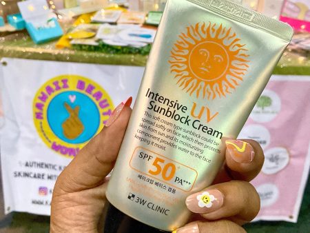 [3W CLINIC] Intensive UV Sunblock Cream SPF 50+ PA+++ Online