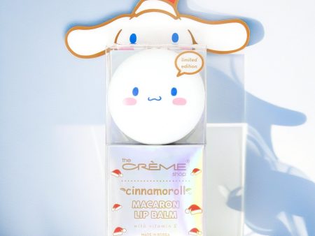 The Creme Shop Macaron Lip Blam Cinnamoroll Holiday Peppermint Cocoa on Sale