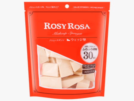 ROSY ROSA Makeup Sponge Wedge Type 30pcs For Sale