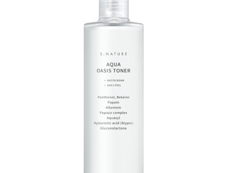 S. NATURE Aqua Oasis Toner 韩国S. NATURE 水绿洲爽肤水 300ml For Cheap