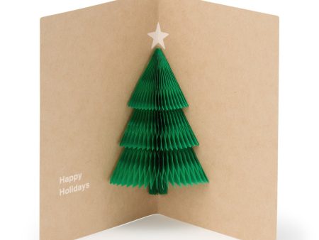 MUJI Christmas Wishes Honeycomb Paper Message Card For Cheap