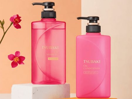 Shiseido Tsubaki Oil Shampoo & Conditioner Limited Edition Set Supply